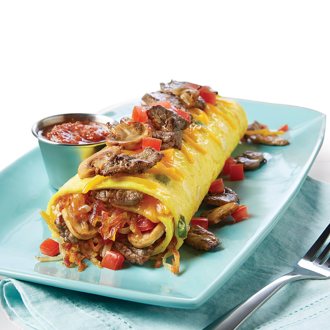 Big Steak Omelette