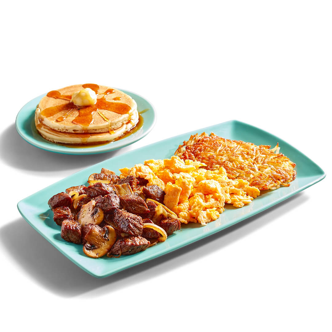 Sirloin Steak Tips & Eggs - IHOP Saudi Arabia