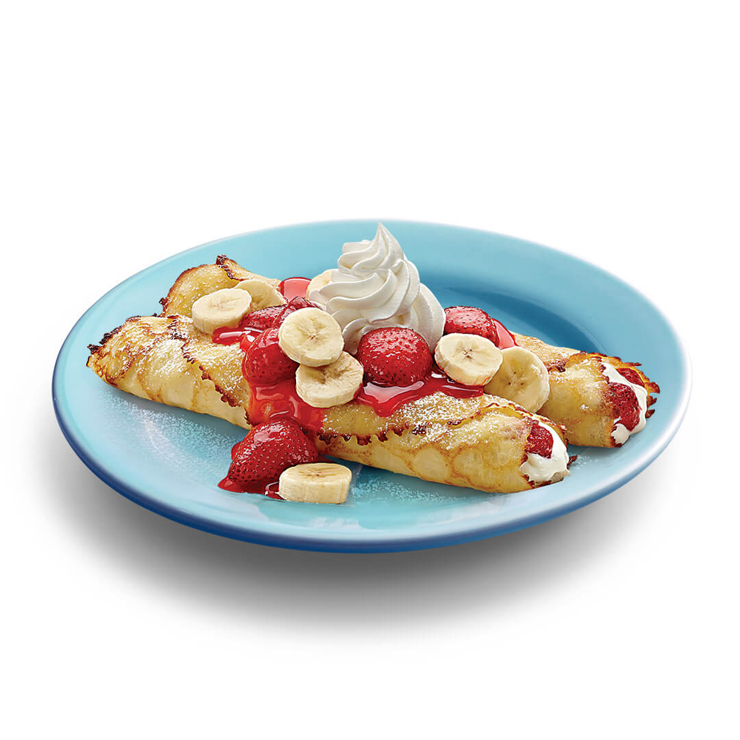 Strawberry Banana Danish Fruit Crepe